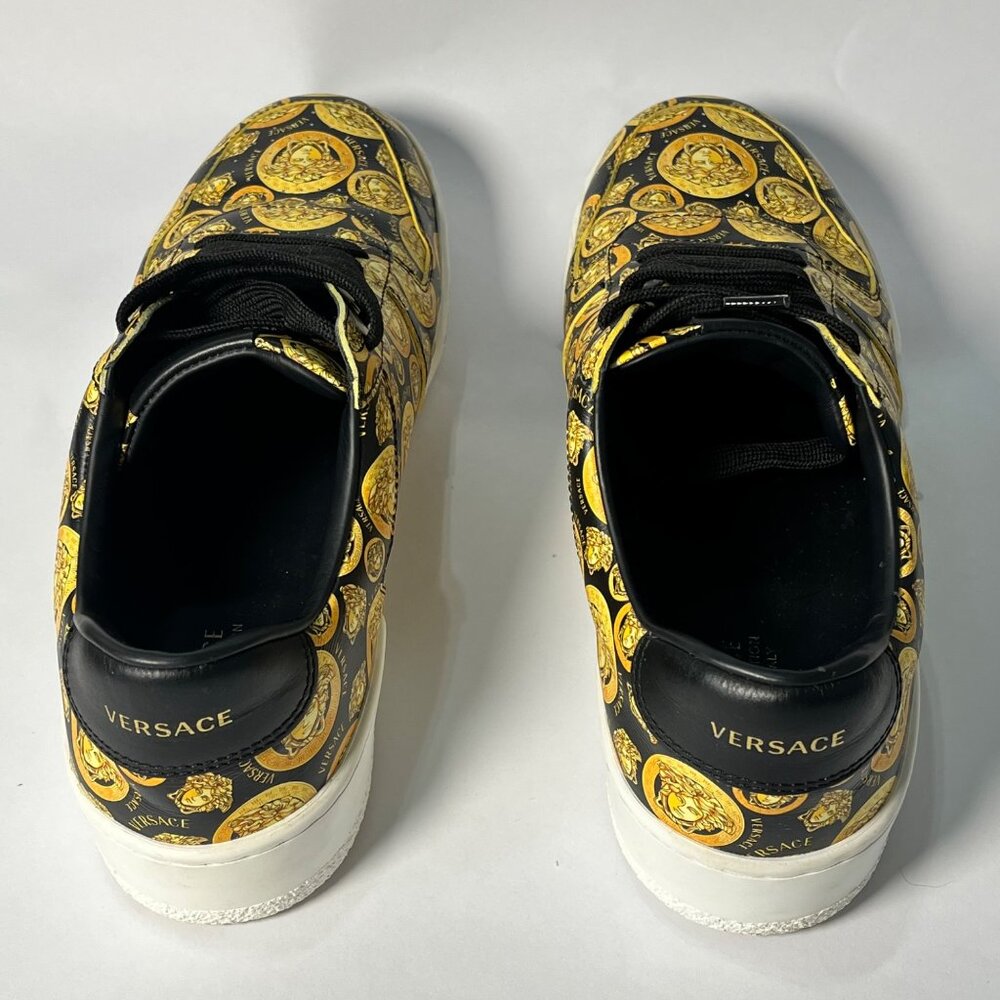 Versace Ilus Medusa Amplified Print Mens Sneaker size 8 Limited Edition - Picture 2 of 6